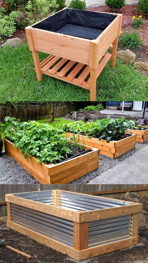 菜床|搭建菜床很容易 不用弯腰就可以养花种菜啦 DIY garden bed is so。